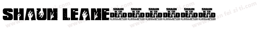 SHAUN LEANE字体转换